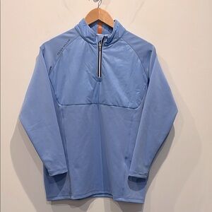 Peter Millar Sky Blue Youth Golf Quarter-Zip Pullover